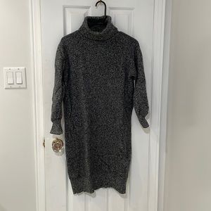 Turtleneck sweater dress